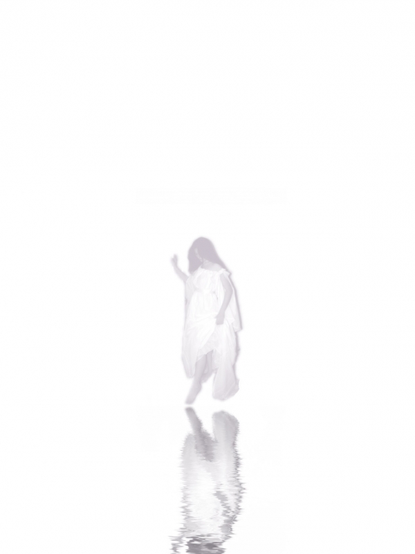 Creation of ghost lady: Step 3